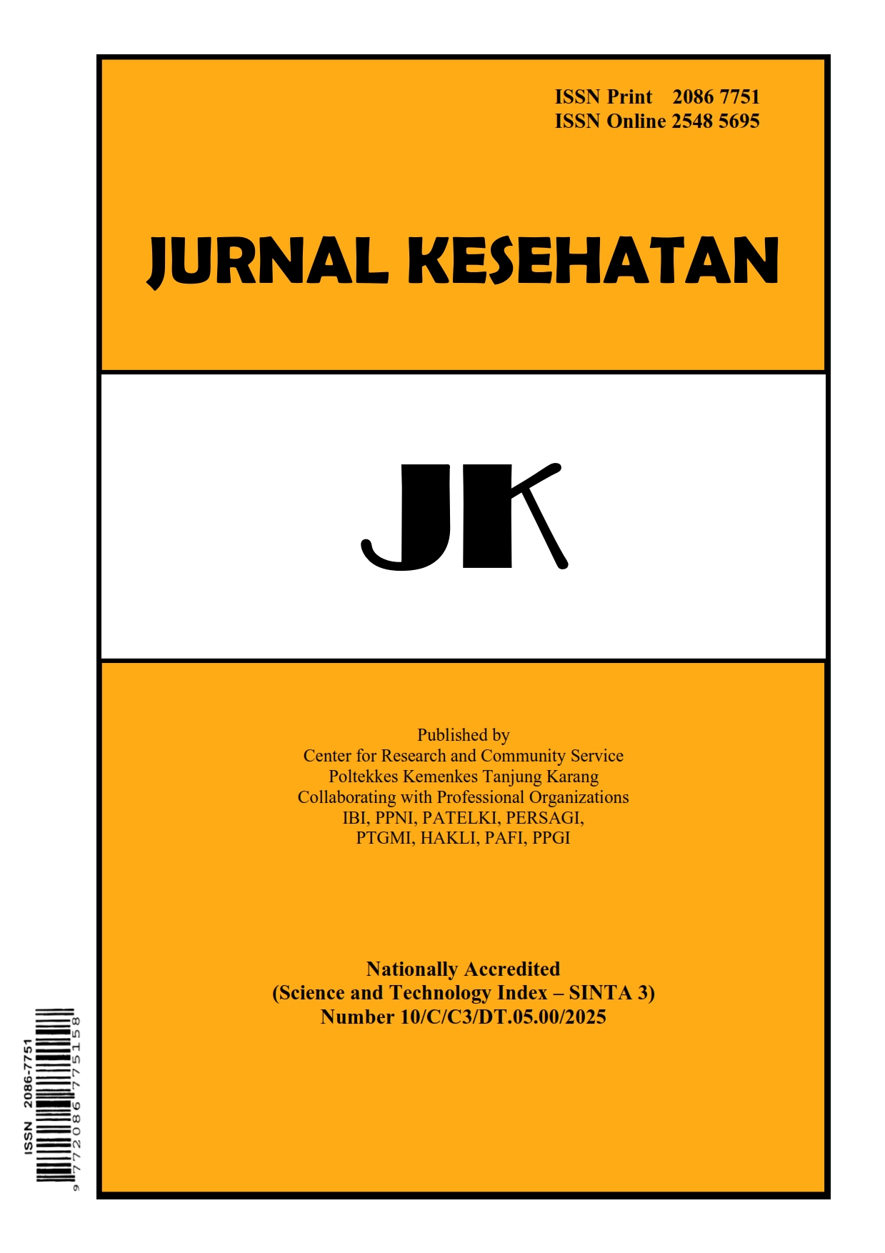 					View Vol. 17 No. 1 (2026): Jurnal Kesehatan
				