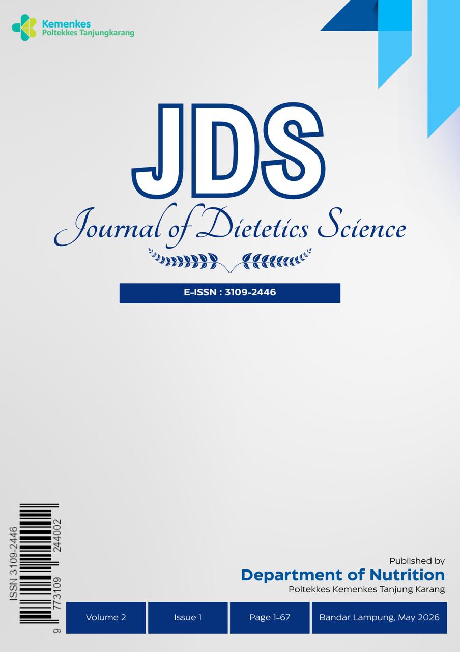 					View Vol. 2 No. 1 (2026): Journal of Dietetics Science 
				